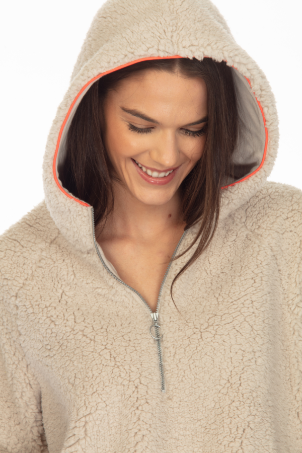 PLUSH SHERPA HOOD